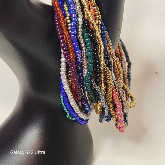 Bohemian Glass Bead Bracelet - Picture 3 of 5